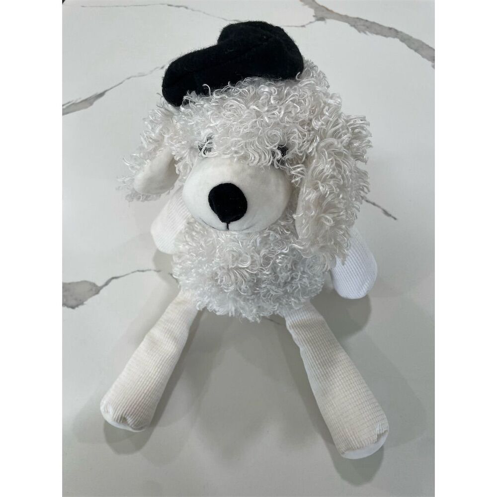 Scentsy Buddy Pari the Poodle 15” Plush Dog with Black‎ Beret